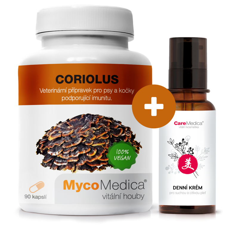 Coriolus a denn krm pro suchou ple ZDARMA