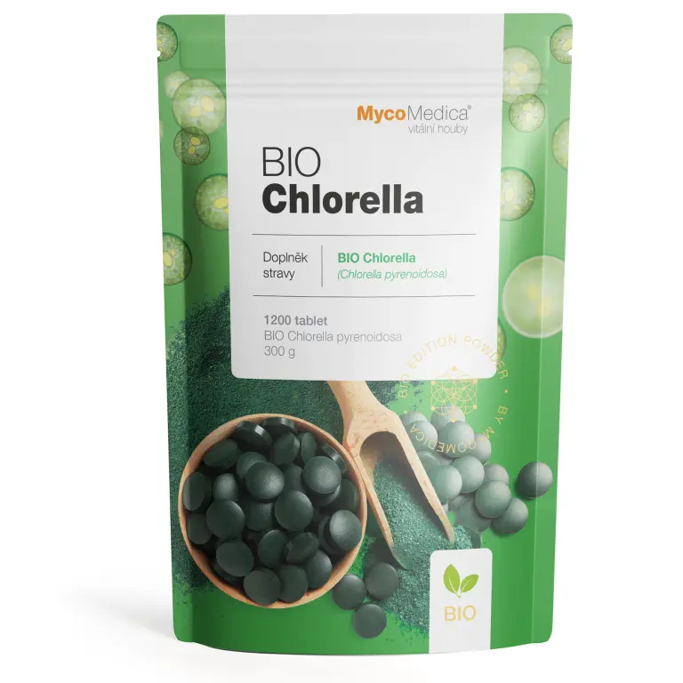 MycoMedica BIO Chlorella – řasa Chlorella pyrenoidosa