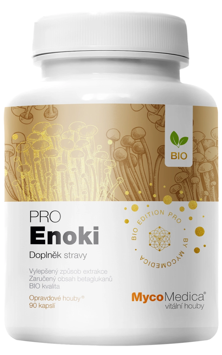 MycoMedica Enoki PRO – BIO houbový extrakt