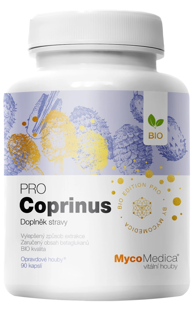 MycoMedica Coprinus PRO – BIO houbový extrakt