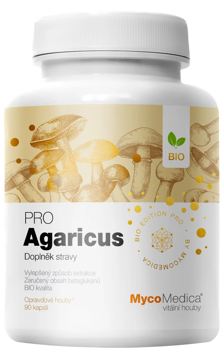 MycoMedica Agaricus PRO – BIO houbový extrakt